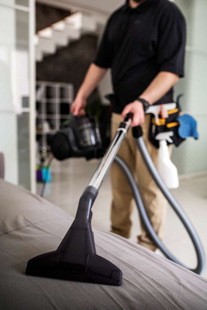 Scrub Lou professionals providing meticulous cleaning, enhancing the comfort and quality of a Newburg, KY home
