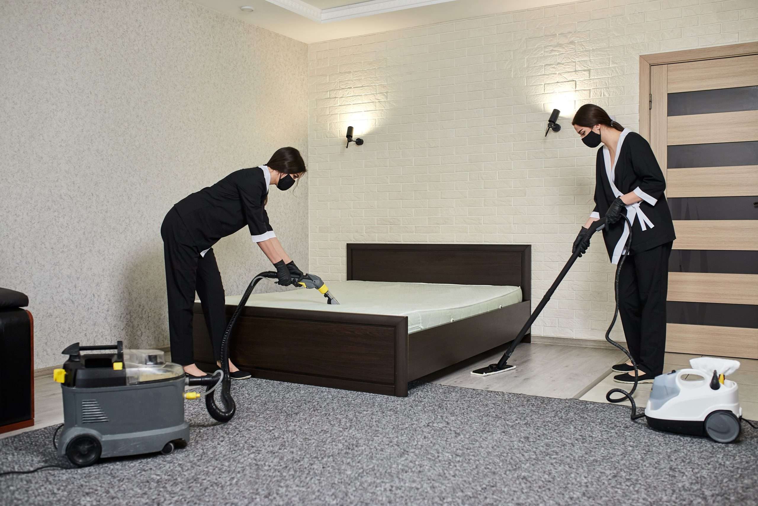 Scrub Lou team providing thorough house cleaning service, leaving a St. Matthews, KY, home sparkling clean