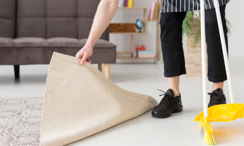 Expert cleaning team of Scrub Lou in action, providing reliable cleaning services in a Louisville, KY home
